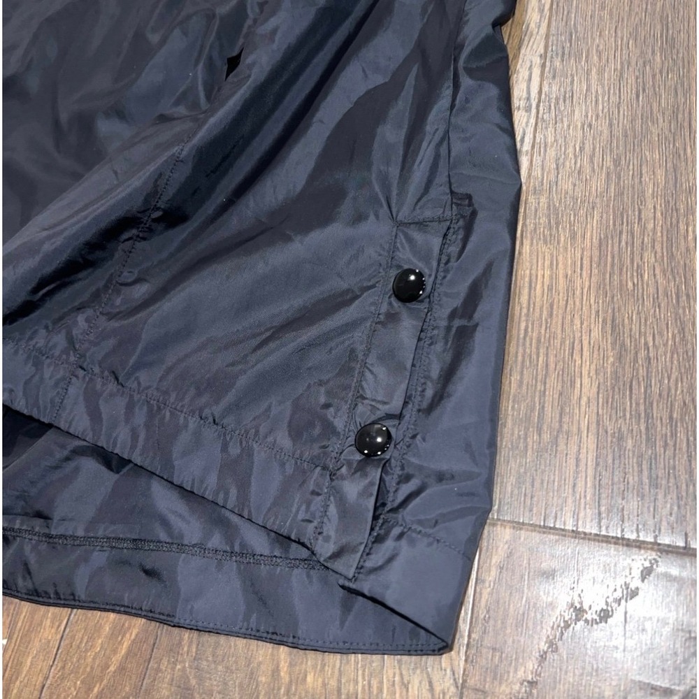 Victoria Sport Womens Black Half Zip Anorak Windbreaker Packable Jacket Hooded M - Picture 5 of 8